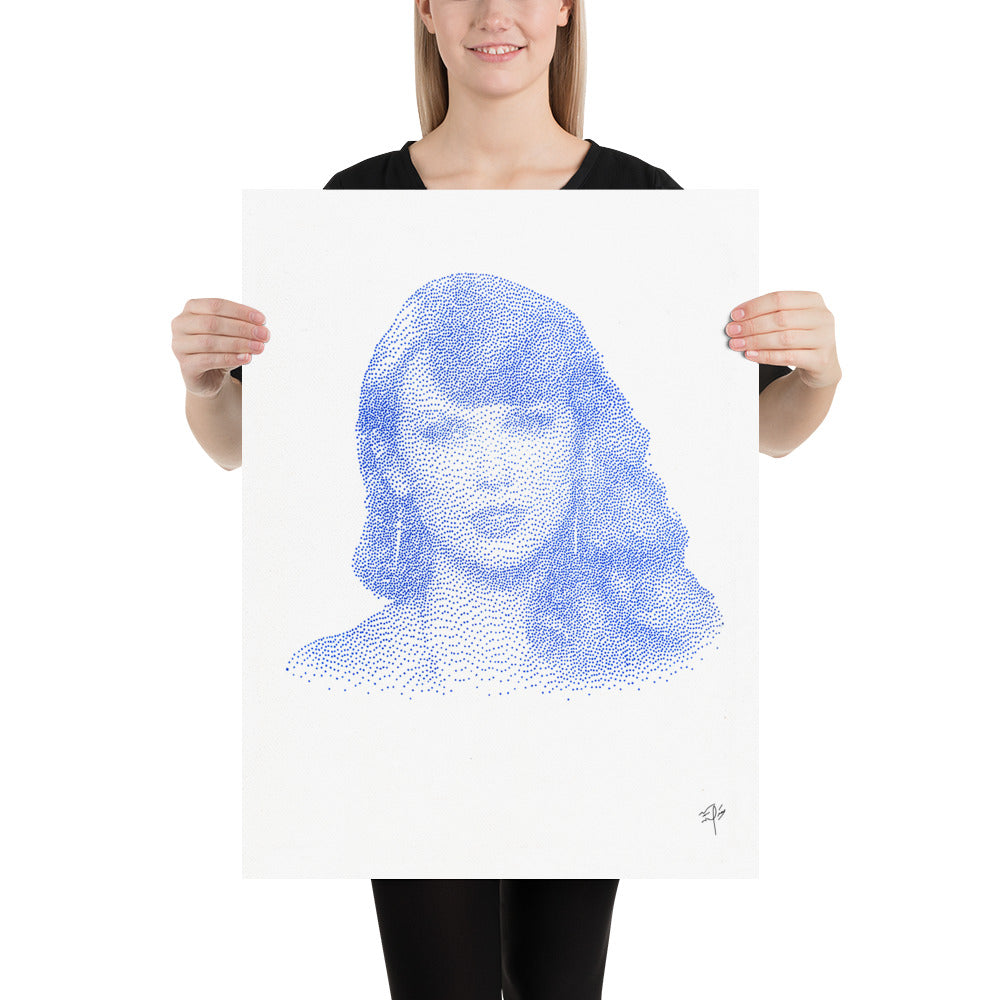 Taylor Swift Pointillism Poster