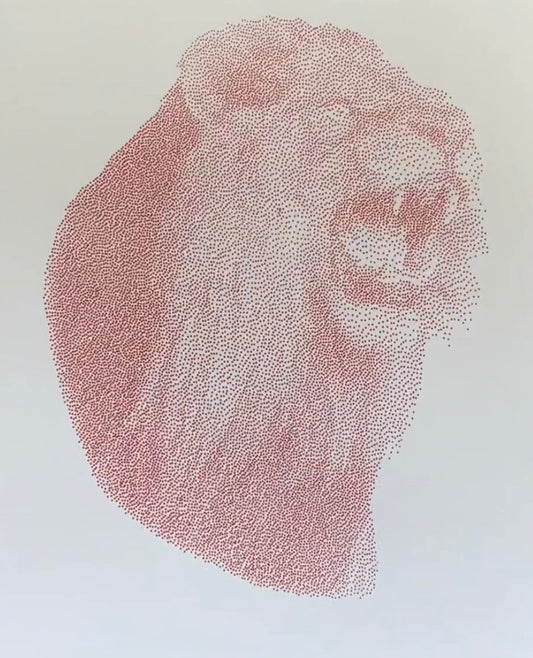 Lion Pointillism