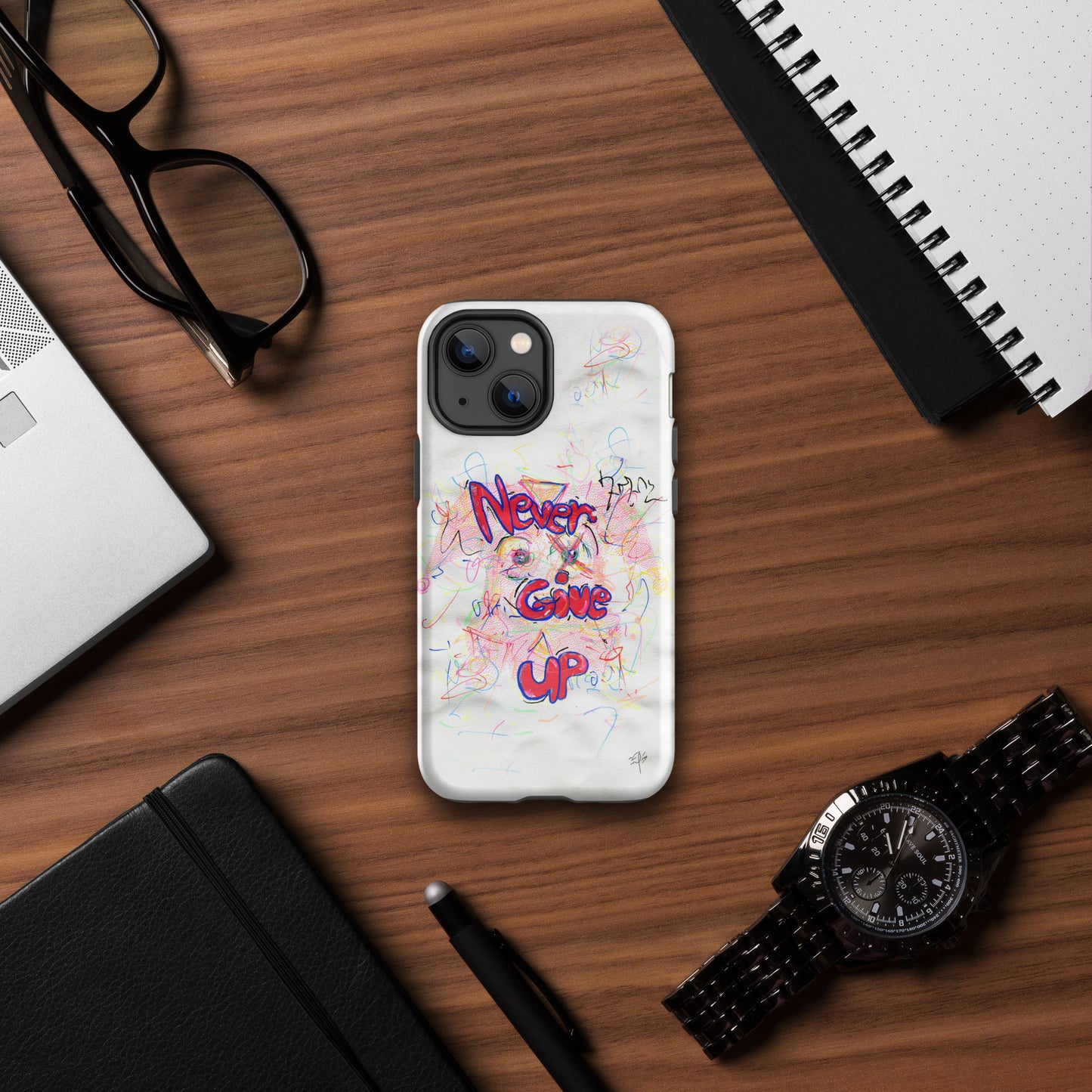 Never Give Up Tough Case for iPhone®