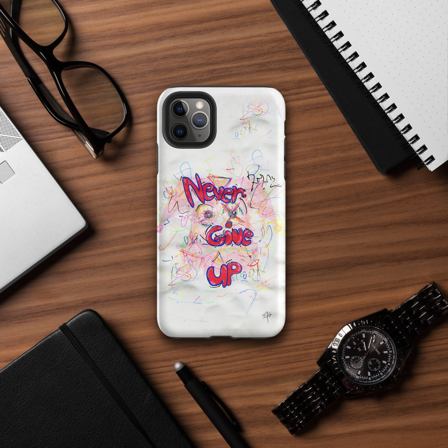 Never Give Up Tough Case for iPhone®