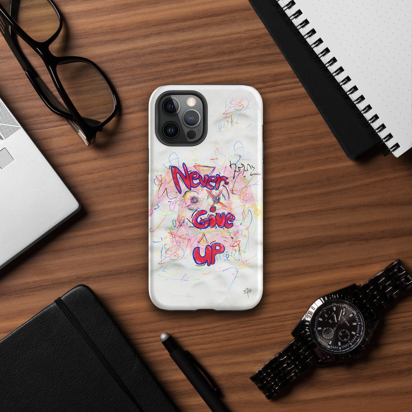 Never Give Up Tough Case for iPhone®