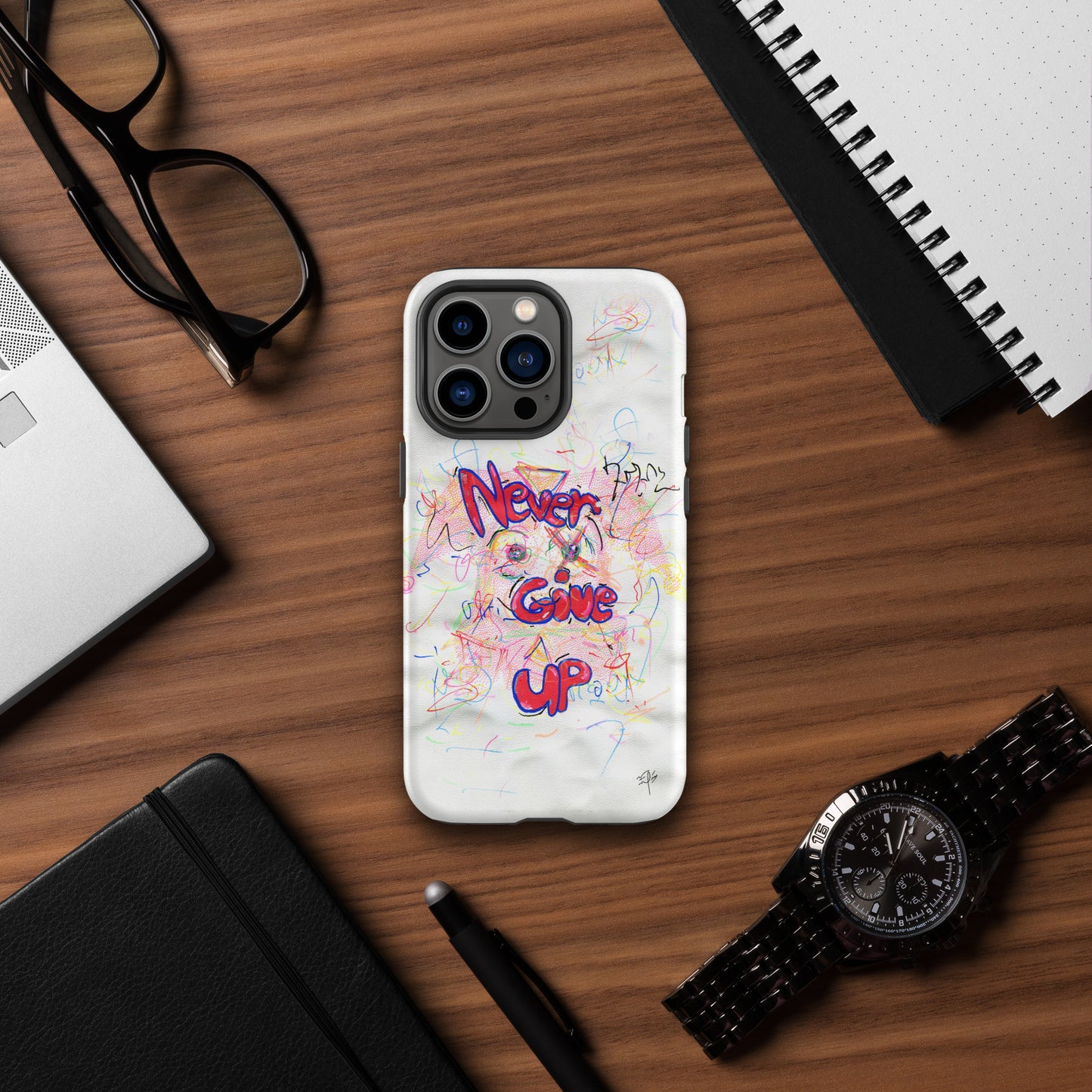 Never Give Up Tough Case for iPhone®