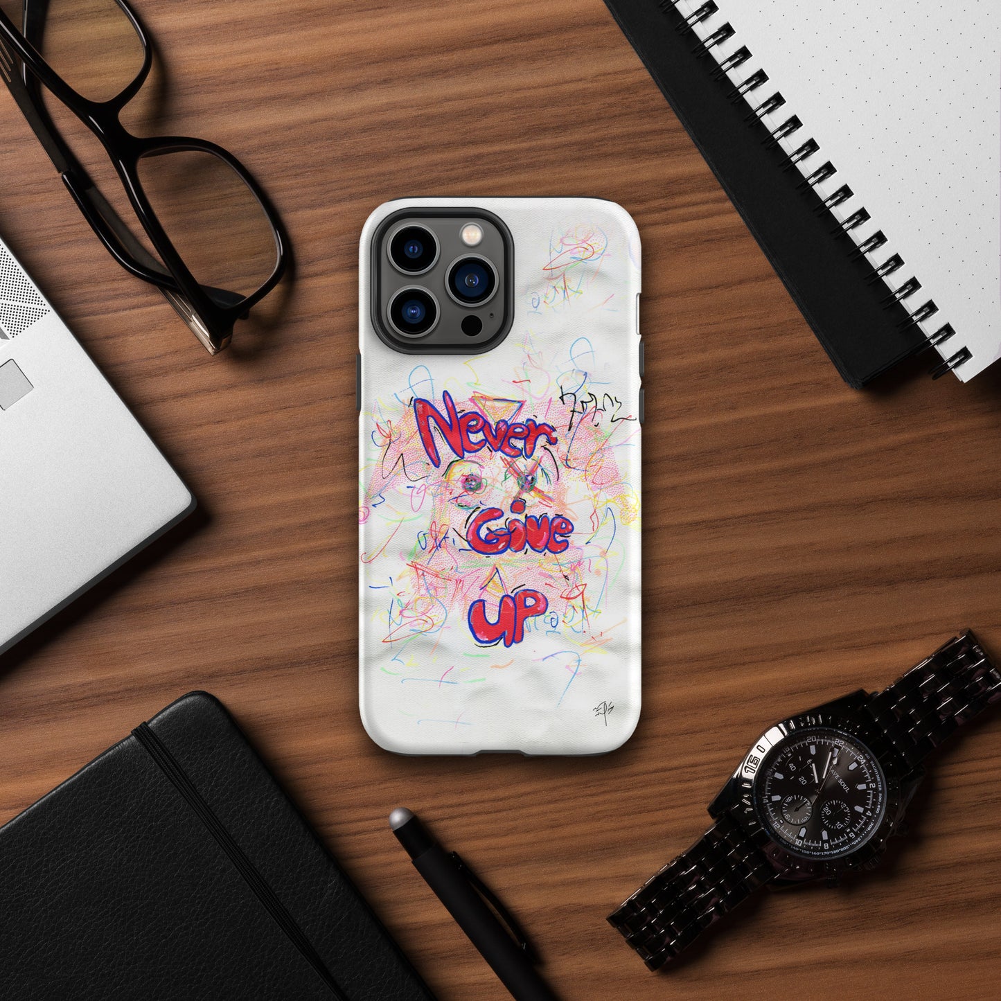 Never Give Up Tough Case for iPhone®