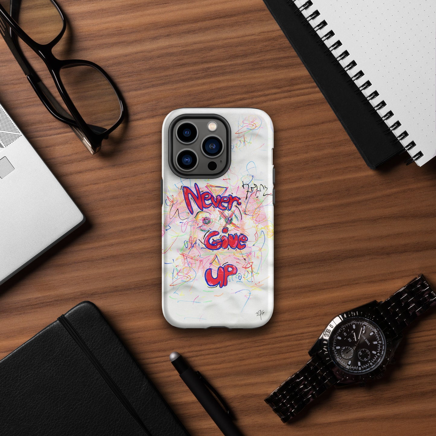 Never Give Up Tough Case for iPhone®