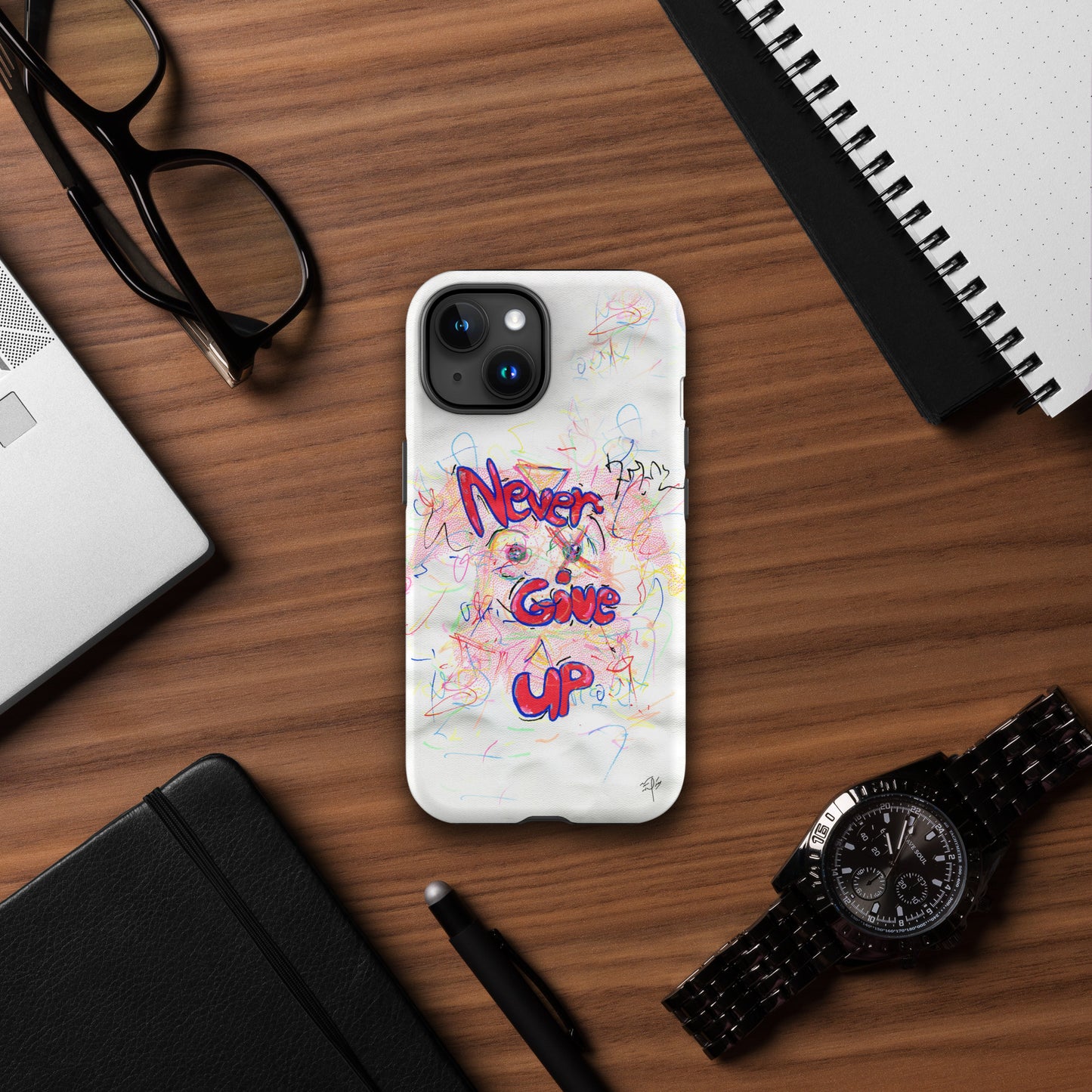 Never Give Up Tough Case for iPhone®